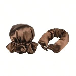 2/4/6Pcs Satin Heatless Curling Set Overnight Curl Blowout Rods Soft Hair Curlers To Sleep in Bun Bons Heatless Curls Bonnet Cap