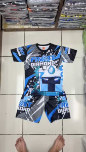 SETELAN ANAK COWOK/SETELAN PRINTING ANAK/SETELAN MINECRAFT/SETELAN BAJU TIDUR ANAK