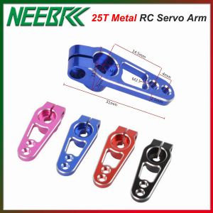 25T M3 Aluminum Alloy RC Servo Arm Metal Horn Single Steering Arm for RC Car Plane Robot Boat Futaba Savox Xcore HL HSP HD Power