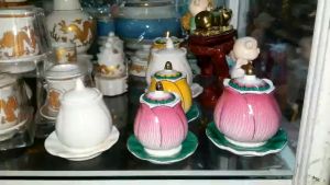 Ly nước thờ cúng hoa sen-Ly thờ Phật-Thần tài-Ly nước Pha lê