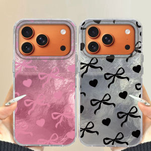 Colorful Heart Love Bowknot Women Phone Case For iPhone 17 Air 16 16e 15 14 13 12 Pro Max 7 8 Plus X XS XR SE 2022 2020 Cover