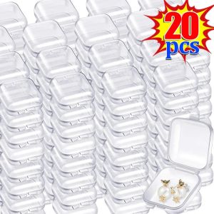 กล่องเก็บเครื่องประดับแบบใส / กล่องพลาสติกขนาดเล็กพกพา / ภาชนะจัดเก็บกันฝุ่น