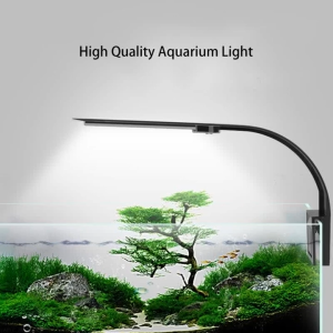 Clip On Aquarium Light Slim LED Small Tank Planted Aquascape Blue White