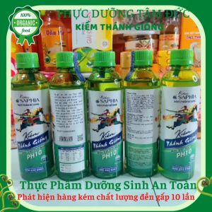 Kiềm thánh giống chai 300ml - Thực phẩm chức năng bảo vệ sức khỏe Saphia pH10
