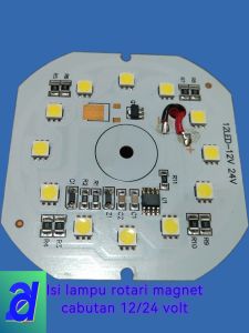 isi lampu rotari/isi rotari magnet 12/24 volt