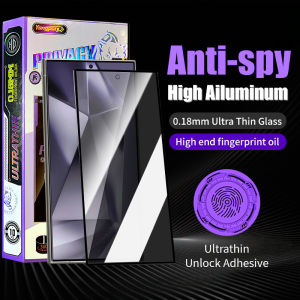【Support Fingerprint Unlocking】Ultra Thin Full Glue Privacy Tempered Glass Screen Protecetor For Samsung Galaxy S25 Ultra S24 Ultra S23 Plus S22 Plus S21 Plus S25 Plus S24 Plus