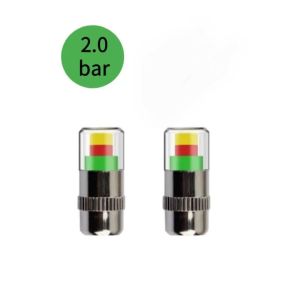 T2P Tyre Wheel Valve Caps With Pressure Indicator Sensor Monitor Dust Caps for Cars Motorcycles