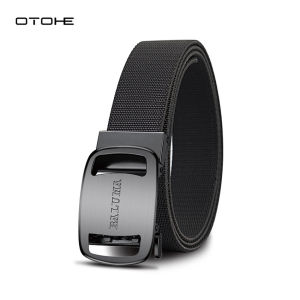 OTOHE Men Belt Outdoor Leisure Nylon Belt Free Adjustable Belt Nylon Waistband Youth Sports Canvas Pant Belt Simple Nice Waistband Nylon High Strength Adjustable Training Belt