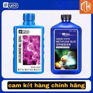 Xanh Methylene Blue + Thuốc Tím combo phòng bệnh và đặc trị các bệnh ngoài da cho hồ cá cảnh