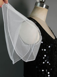 Long Sleeve Sun Protection Big Arm Netting Half Finished Product Fake Sleeve DIY No Sleeve Summer Decorative Lace Edge Pure Color