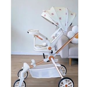 Xe đẩy du lịch cho bé Mochee MC064 gấp gọn phát nhạc 360 độ - Monnie Kids
