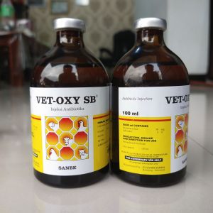 VET OXY SB 50ml - VET OXY SB 100ml Obat Antibiotik Hewan sapi kambing domba kuda babi anjing kucing