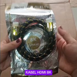 V172 ORI KABEL HDMI 8K SUPER FULL HD 1.5M V2.0 ULTRA HD HIGH QUALITY KABEL DISPLAY MONITOR TV GAMBAR
