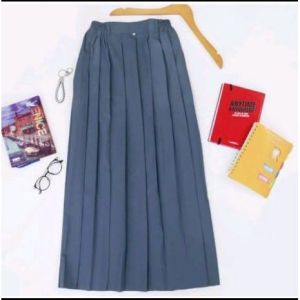 Rok rempel sekolah SMA SMK PROMO BIG SALE GROSIR AMEL bayar COD/Seragam sekolah rok rempel full SMA