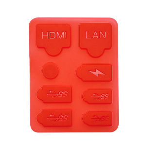 Bộ Bảo Vệ Silicon Chống Bụi Cho Máy Chơi Game PS5 Slim Nắp Che Cổng USB Chống Bụi Phụ Kiện Tái Sử Dụng Di Động Dành Cho Sony PS5