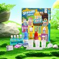 Xueyouma 58 Piece Science Experiment Kit Steam Volcano Eruption Educational Toy for Children Middle School Chemist Education. 
