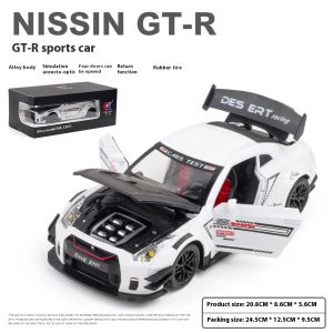 Kích Thước Lớn 1:24 Nissan GTR-R35 Xe Ô Tô Mô Hình Bằng Hợp Kim Mô Phỏng Thể Thao Bộ Sưu Tập Đồ Chơi Quà Tặng Dành Cho Độ Tuổi 14+ Kim Loại Diecast
