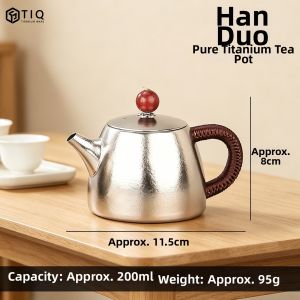 XINLONGTANG | Light Luxury Small Capacity Tea Pot 2026 New Titanium Brewing Kettle