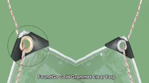 【No Water Leakage In Typhone Weather】APTX Clear Waterproof Tarp Vinyl Trapal Heavy Duty IP 66 Waterproof PVC 50 Silk Thick Tarpaulin Reinforced Edges With Grommets And Duty Heavy Tear Resistant Cover For Camping Plants Greenhouse Cars Patio And Pavilion