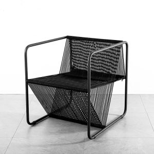 Outdoor Sofa Chair Single Person Leisure Luxury Wicker Chair INS Style Internet Famous Balcony Study Bedroom Casual Table Chair