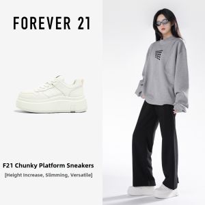 Forever21 | Thick Sole Soft Bottom Height Increasing Womens Canvas Shoes