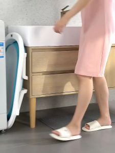 Baby Bath Foldable Bathtub with Temperature Sensor Newborn Kids Shower Basin Baby Bathing Bath Seats Bath Cushion Children Day Gifts