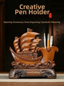 JUSHANYUAN | Prosperity Sailboat Decorative Item
