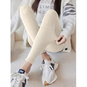 Long Johns Dralon Womens Brushed Leggings Heattech Long Johns Cold-Proof Long Johns Slim-Fit Innerwear Compression Pants Thin Autumn and Winter