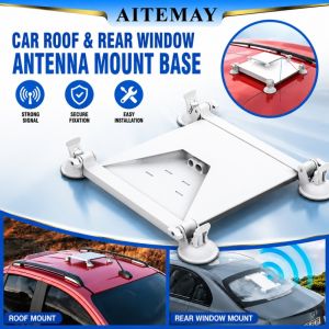 Aitemay Starlink Mini Car Mount Kit Secure Suction Holder for Windshield Sunroof & RV Strong Adhesion with Shock Absorption Ultra-Portable Design
