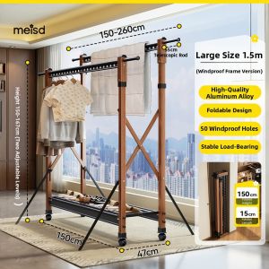 MEISD | Extendable & Foldable Clothes Drying Rack