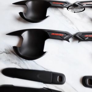 Paket Outer Door Cover Handle Pegangan Pintu Mobil All New Avanza 2012 - 2021 Hitam All Variant