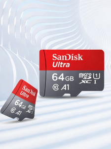 SanDisk | Ultra 64GB microSDXC UHS-I A1 High Speed SD Card for Smartphone Camera Dash Cam Surveillance CCTV Memory Card