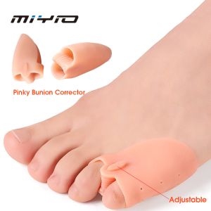 MIYIO 1Pair Gel Pinky Bunion Corrector Toe Separator Hallux Valgus Toe Protection Relieve Pain Foot Care Tool