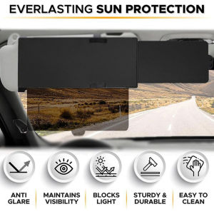 1Pcs Car Sun Visor Extender Anti-glare Sun Blocker Car Window Sunshade And UV Rays Blocker Universal For Cars Accessories