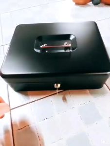 ลิ้นชักเก็บเงินแฟนซี กล่องเหล็กเก็บตังค์ Cash Box ขวัญใจแม่ค้า กล่องลิ้นชักเก็บเงินพกพา