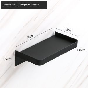 DANLE Kệ lưu trữ treo tường bằng thép không gỉ tối giản hiện đại cho nhà bếp và phòng tắm