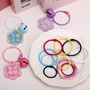 Colorful Macaron Alloy Iron Keychains DIY Key Rings Decorative Accessories Small Circle Fashionable Jewelry Accessories