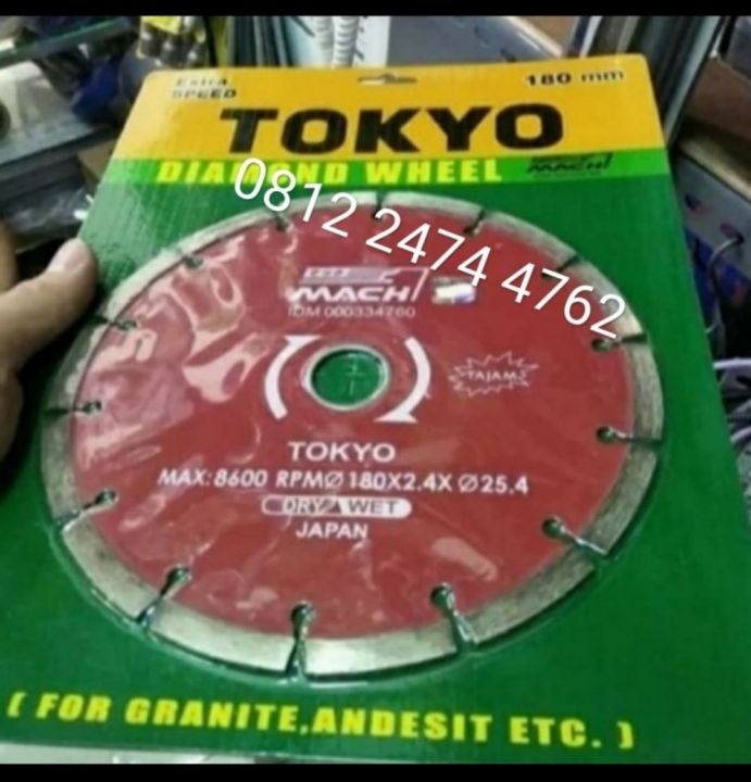 Diamond cutting wheel ukuran 7 inch merk TOKYO | Lazada Indonesia