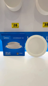 Midea M3 STAR SERIES Series 10W 18w LED Downlight Round Type 2 YEARS WARRANTY 3 COLOR SWITCHABLE