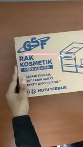 RAK KOSMETIK 2 LACI / RAK KOSMETIK SERBAGUNA 2 LACI GSF G-156 / RAK KOSMETIK 2 LACI MULTIFUNGSI / RAK KOSMETIK DAN MAKEUP DOMI STORAGE 2 LACI PLASTIK KOTAK PENYIMPANAN ALAT TULIS PERHIASAN BOX ORGANIZER MEJA / RAK KOSMETIK GSF