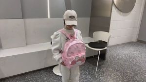 Balo cho bé đi học đi chơi và nhiều ngăn đựng họa tiết xinh