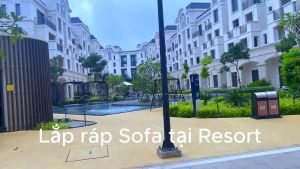 Ghế Sofa Băng TB-323 - Sofa Màu Kem