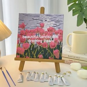 Digital Oil Paint By Numbers DIY Flower Series Digital Oil Paint Canvas Painting Living Room Wall Decor Oil Paint