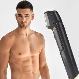 Máy Cạo Râu Điện Không Dây Chống Nước Cho Nam Có Thể Thu Gọn Chiều Dài Dùng Được Cho Lông Toàn Thân Máy Cạo Lông Vùng Kín Kèm Pin