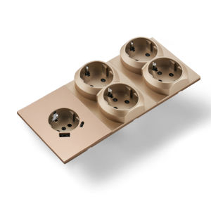 Skin Sensation USB A+C Embedded Skin Feel Paint Power Sockets Wall Socket Button Light Switch Integrated Panel DIY Combination
