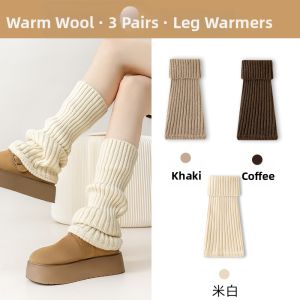 Thermal Knitted Socks Y2K Slim Wear with Snow Boots