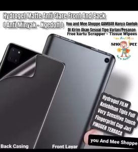 Hydrogel Bening Anti Gores Samsung M62 M53 M52 M51 M33 M32 M31 Pelindung Layar Clear Temperd Glas 5G