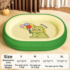 7o | Round Secure Pet Bed Washable