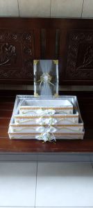 Box Seserahan pernikahan Murah kotak hantaran parcel hampers tutup mika isi 4 pcs