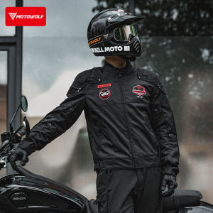 Motowolf | Fall-Proof Thermal Motorcycle Suit Mens